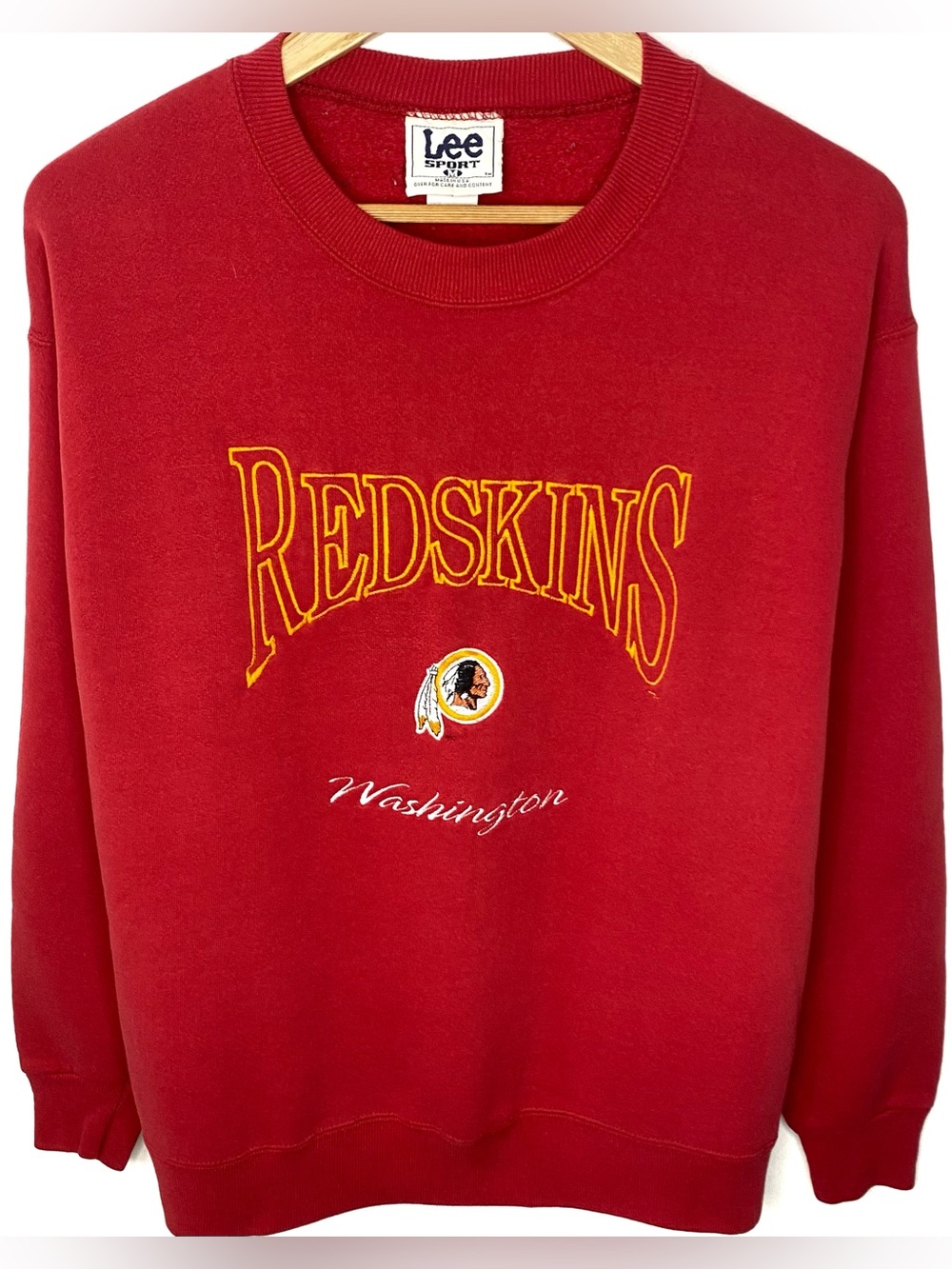Vintage 90’s Washington Redskins NFL Crewneck Sweatshirt Made in USA Size Medium